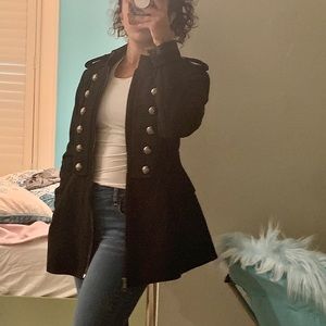 Bloomingdales Wool Jacket w/ silver buttons